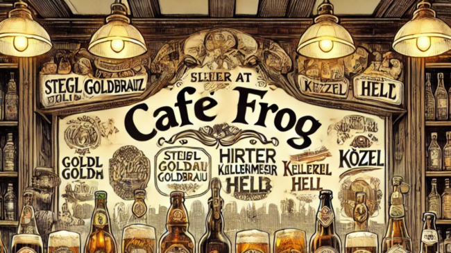 Café Frog Biersorten