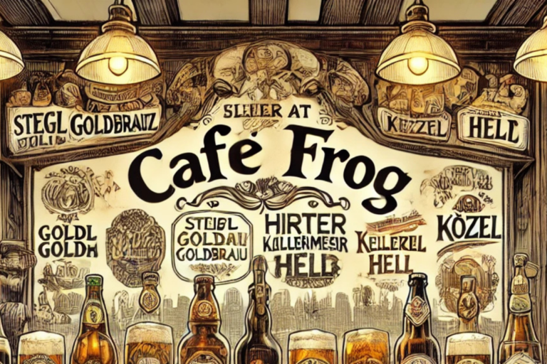 Café Frog Biersorten